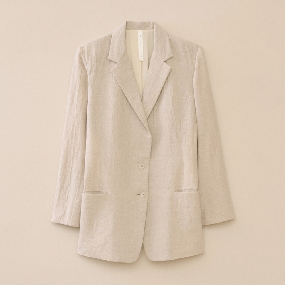 Lauren Manoogian Como Blazer in Natural size 2 (Medium)